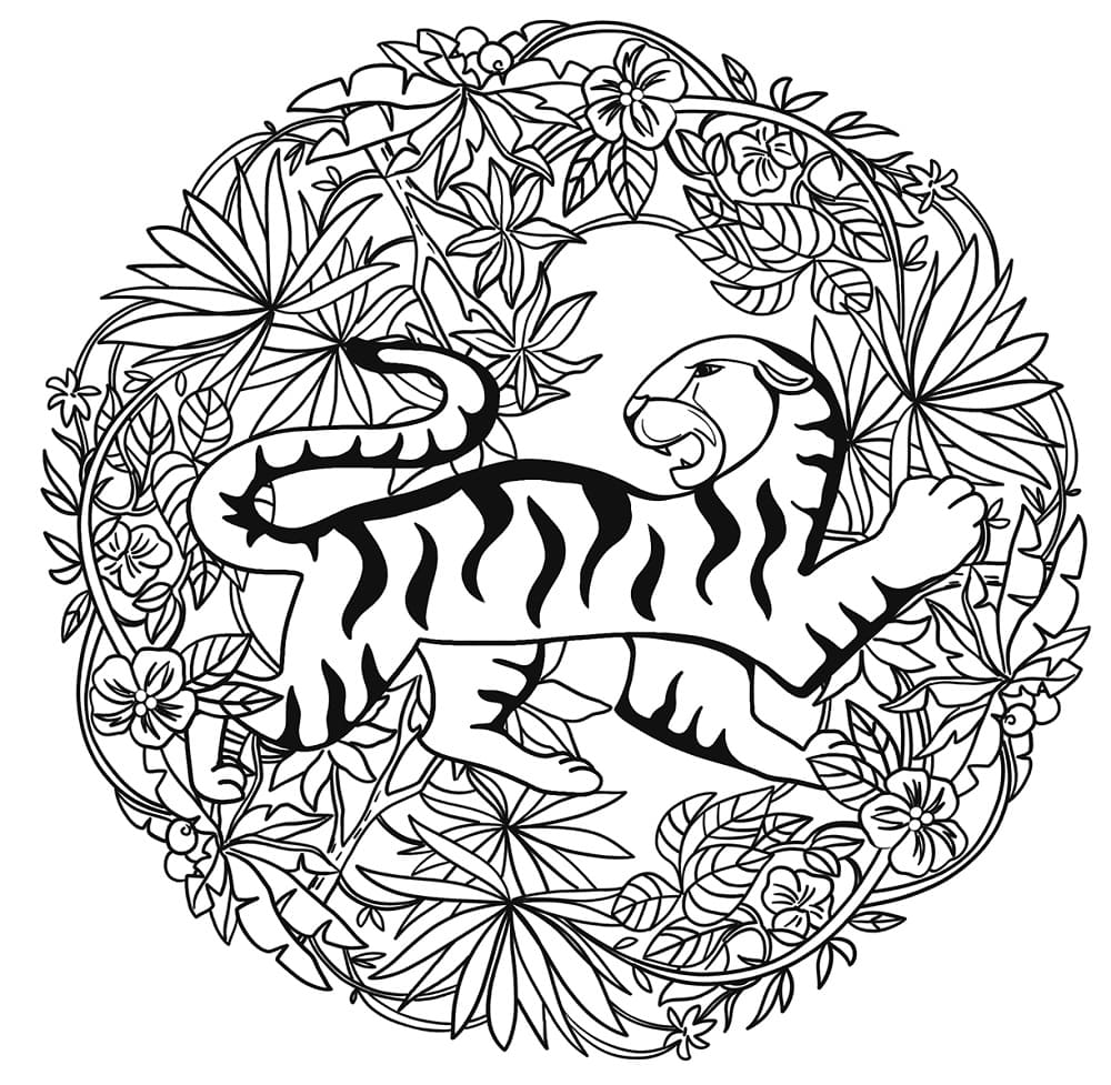 Mandalas Tigre 29